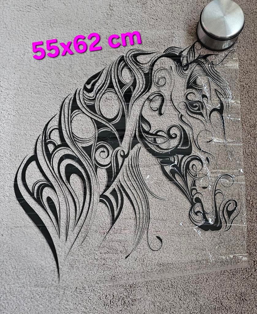 Raamsticker, deursticker, muursticker, paardensticker,, Ophalen of Verzenden, Nieuw, Sticker