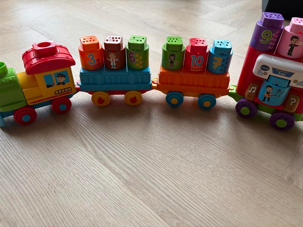Vtech Bla Bla Blocks Trein, Ophalen, Zo goed als nieuw, 6 maanden tot 2 jaar