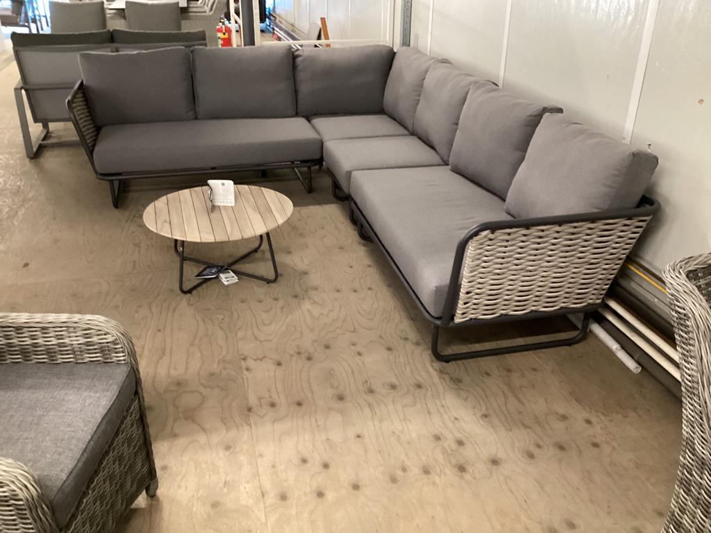 Loungeset tuinset Loungehoek Hoekset hoekbank tuinmeubelen, Tuin en Terras, Tuinsets en Loungesets, Ophalen, Nieuw, Wicker