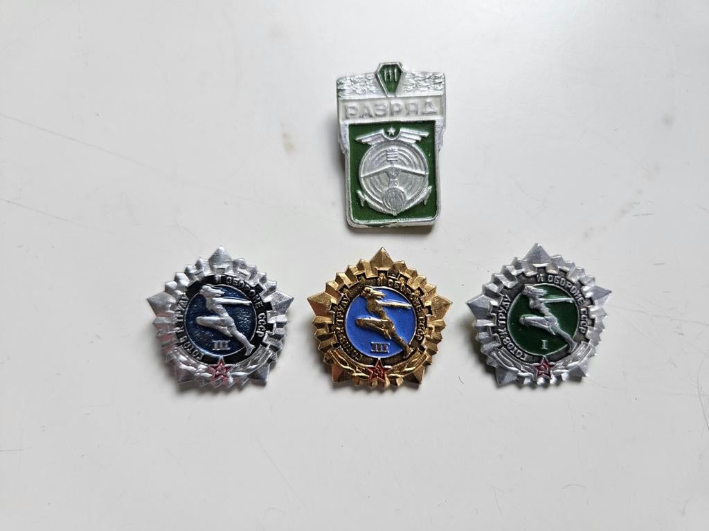 Sovjet sportinsignes, Ophalen of Verzenden, Landmacht, Overige gebieden, Embleem of Badge