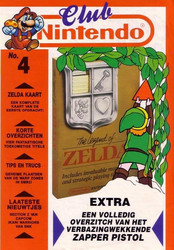 Gezocht: Club Nintendo Magazine Jaargang 1 Nr 4 Zelda NES, Spelcomputers en Games, Avontuur en Actie, 1 speler, Ophalen of Verzenden
