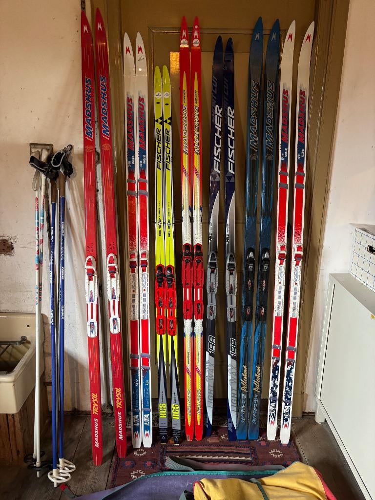 Langlauf skis, skischoenen en meer, 160 tot 180 cm, Ski's, Ophalen, Overige merken