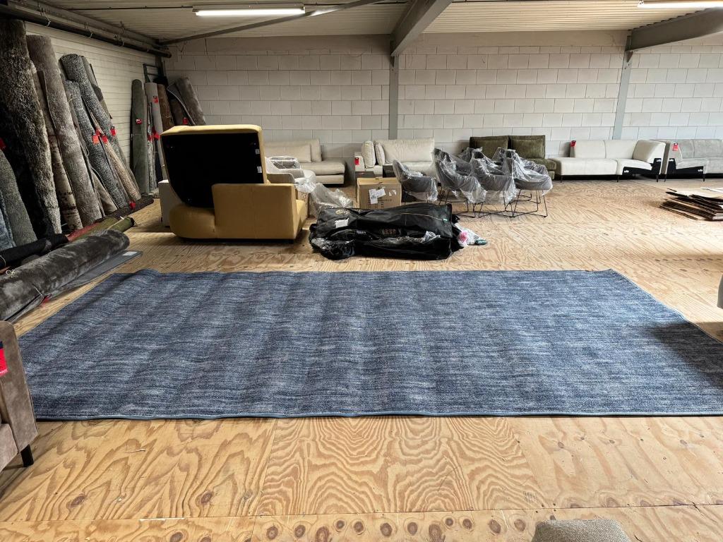 Vloerkleed Desso l Whoon | Meubilex l van €2443 voor €699, Ophalen, Blauw, 200 cm of meer, Zo goed als nieuw