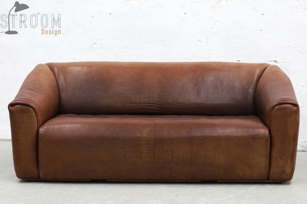 De Sede DS47 Bank Sofa Vintage Jaren 70 Design Neck Leer, Ophalen, Gebruikt, Zie website, Zie website