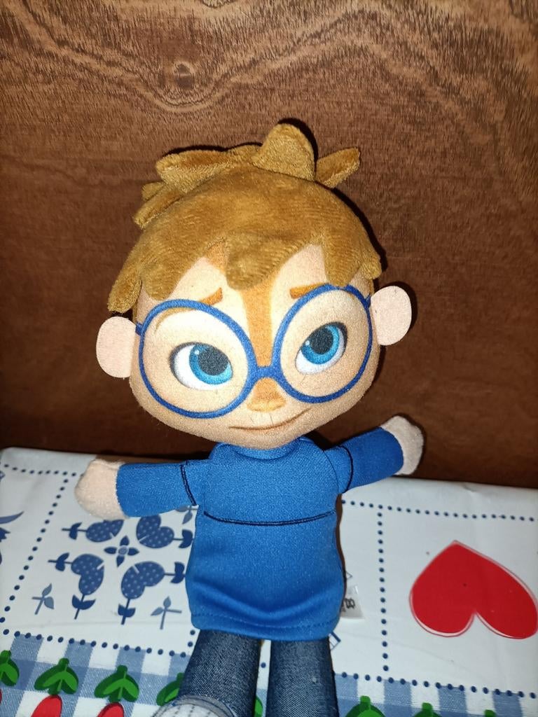 Alvin & The Chipmunks Simon knuffel 26 cm groot, Ophalen of Verzenden, Zo goed als nieuw, Overige typen