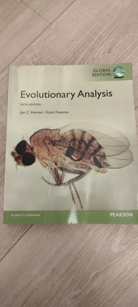 Evolutionairy analysis, Beta, HBO, Ophalen of Verzenden, Freeman