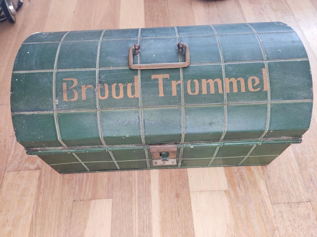 Retro brood bewaar trommel, Ophalen of Verzenden