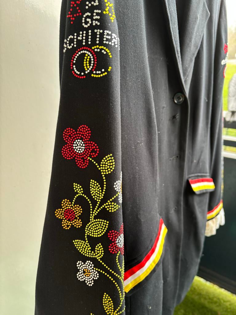 Oeteldonk Jas - Carnaval dames maat 38/40 half lang gevoerd, Kleding | Dames, Carnavalskleding en Feestkleding, Carnaval, Zo goed als nieuw