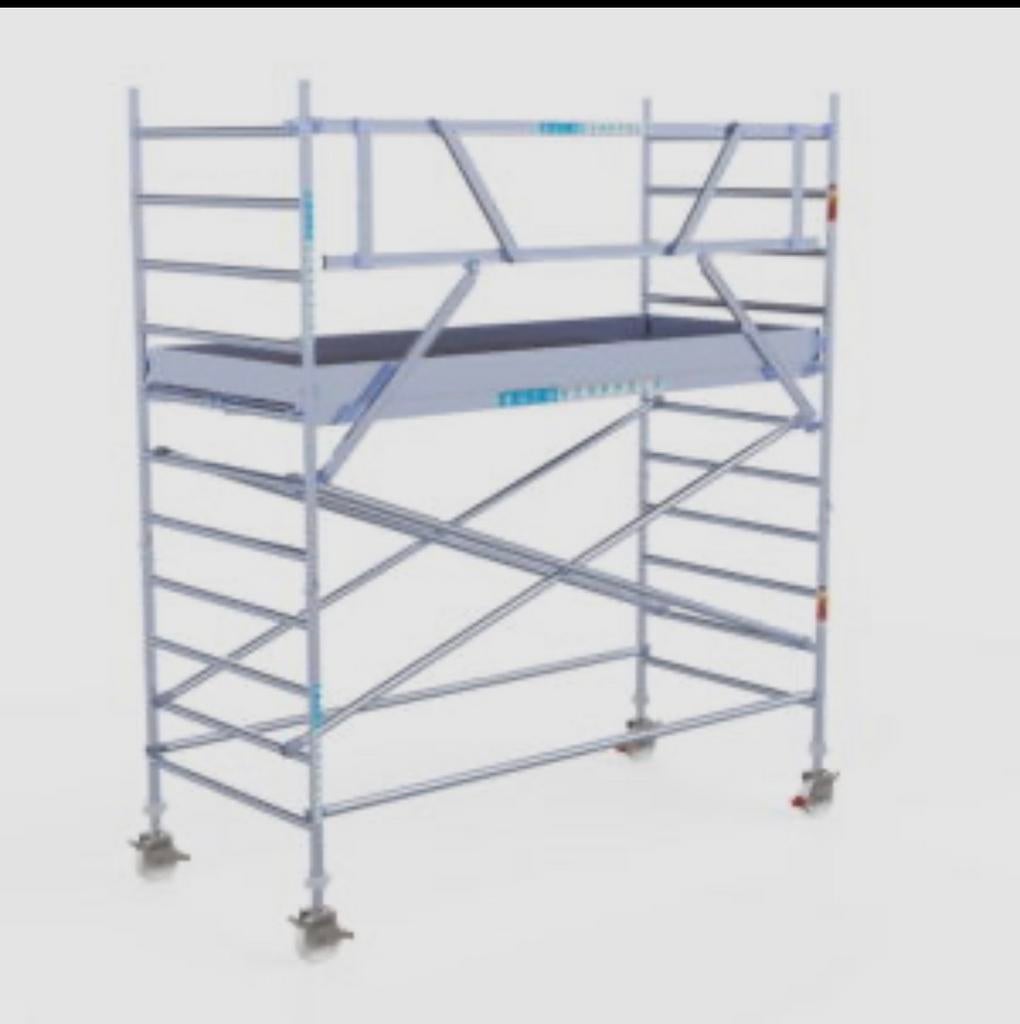 Rolsteiger te huur - Ideaal voor klussen!, Doe-het-zelf en Verbouw, Steigers, Ophalen of Verzenden, Zo goed als nieuw, Rolsteiger of Kamersteiger