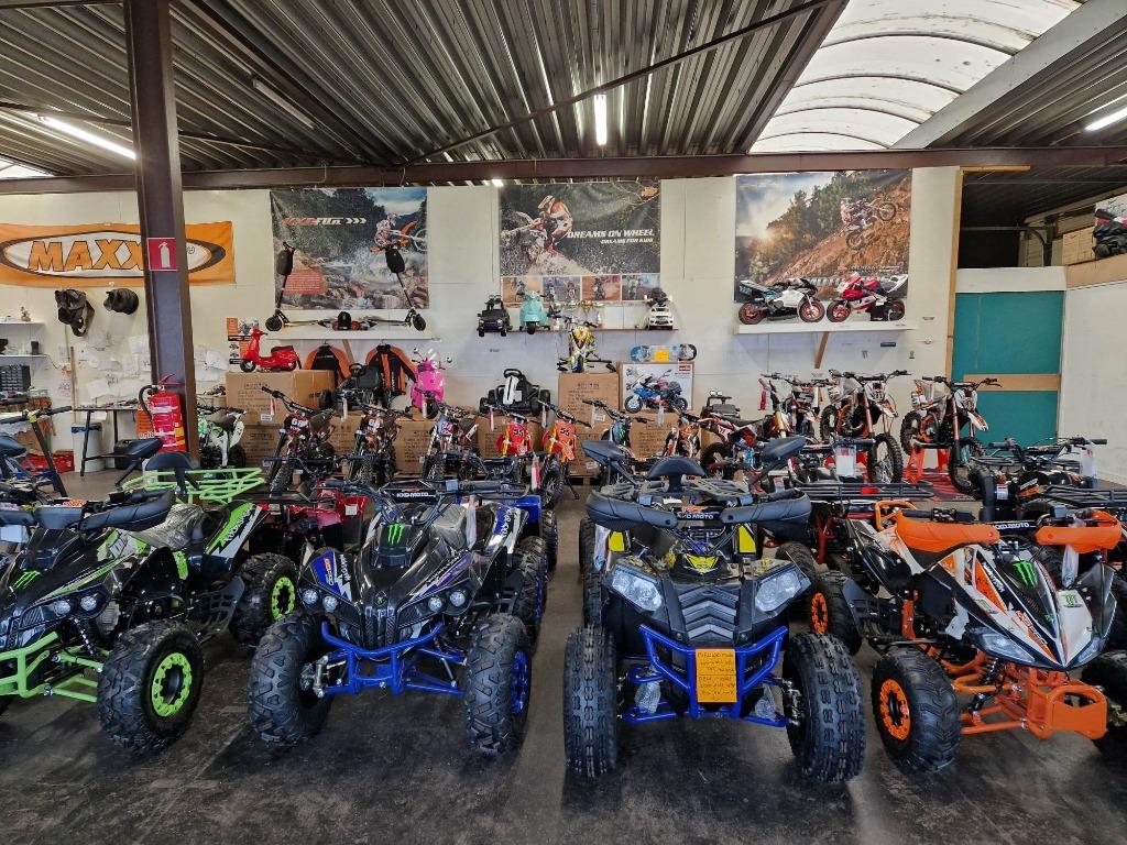 KXD PRO ELEKTRISCHE QUAD KINDERQUAD CROSS MINIBIKE DIRTBIKE, Motoren, 125 cc, 11 kW of minder, 1 cilinder