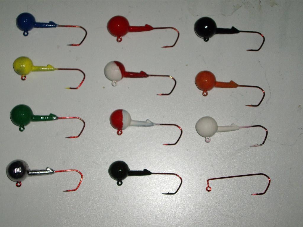 lichte ronde loodkopjes in 60 - 70 - 80gr, Watersport en Boten, Ophalen of Verzenden, Nieuw, Dobber of Lood