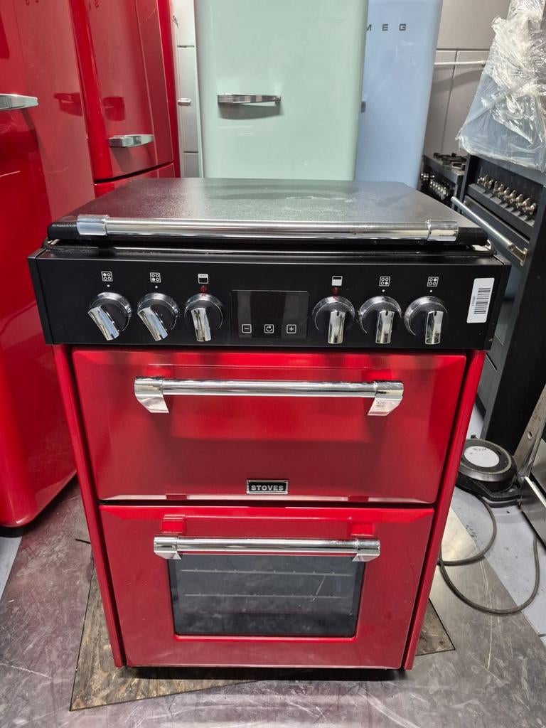Luxe Falcon keramische fornuis  2 ovens, Gas, Vrijstaand, 85 tot 90 cm, 4 kookzones