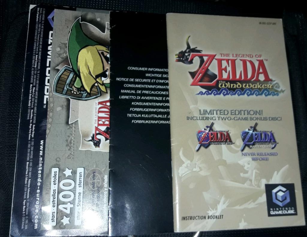 The Legend of zelda The Wind Waker (Manual) PAL, 1 speler, Zo goed als nieuw, Vanaf 3 jaar, Ophalen