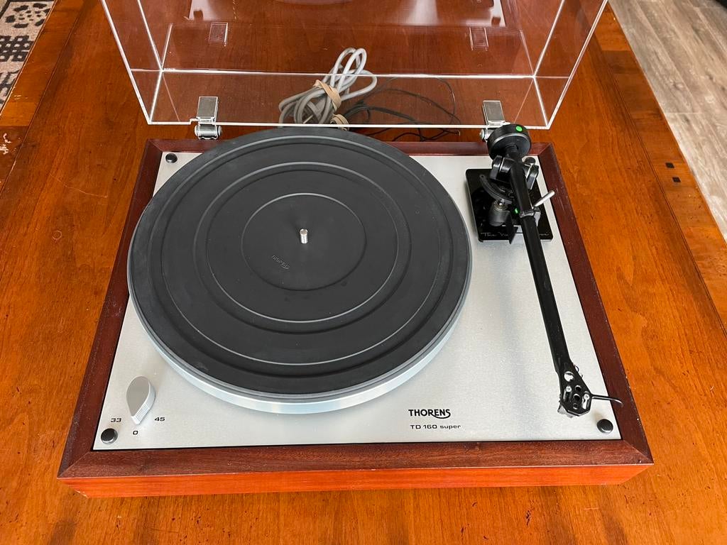 Thorens td 160 super, Audio, Tv en Foto, Platenspelers, Ophalen, Zo goed als nieuw, Thorens