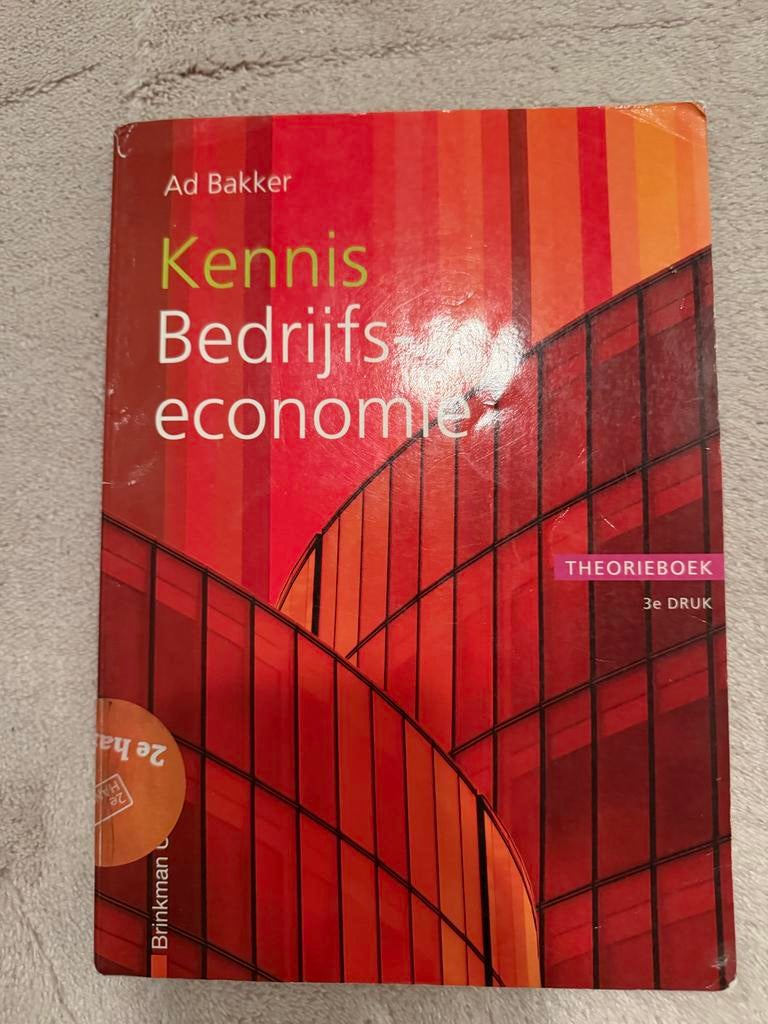 Kennis en Bedrijfseconomie - Ad Bakker, Boeken, Ophalen of Verzenden, Gelezen, Economie en Marketing