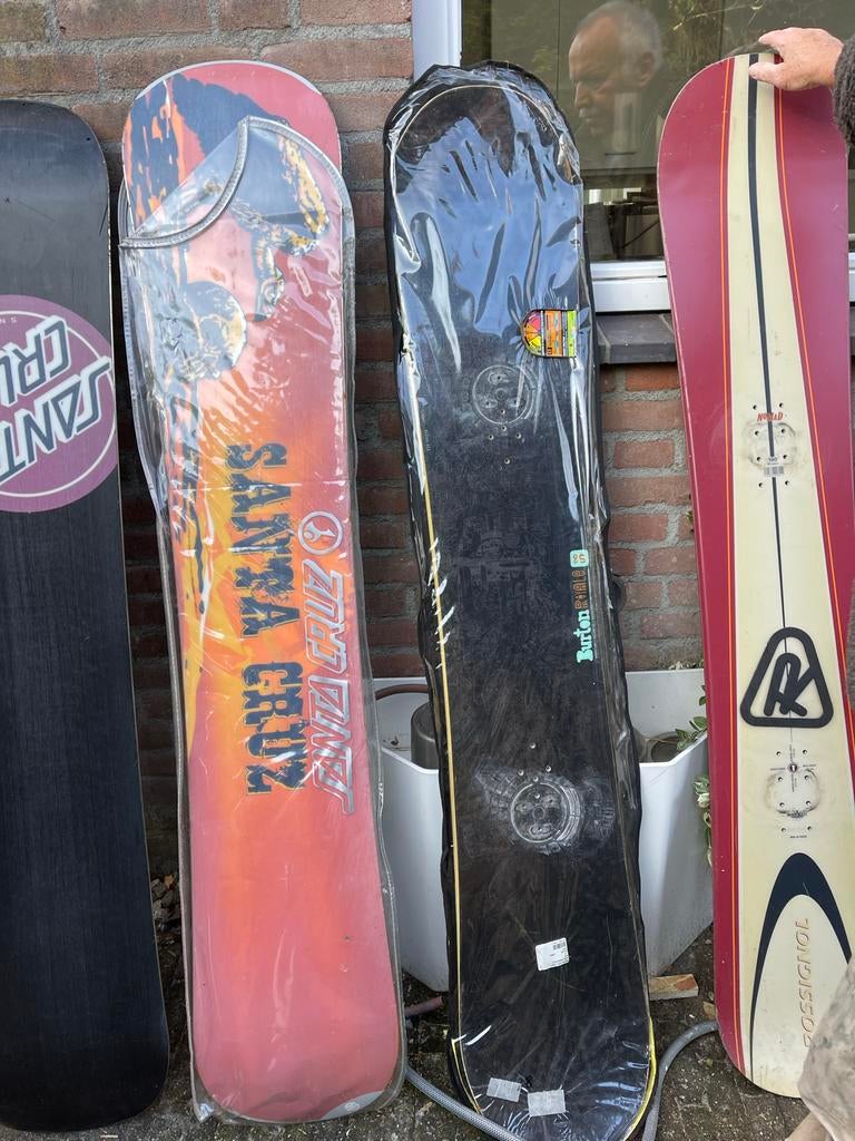 5 Snowboards: Santa Cruz, Nomad, Rossignol, Burton, Sport en Fitness, Snowboarden, Ophalen of Verzenden, Gebruikt, Board