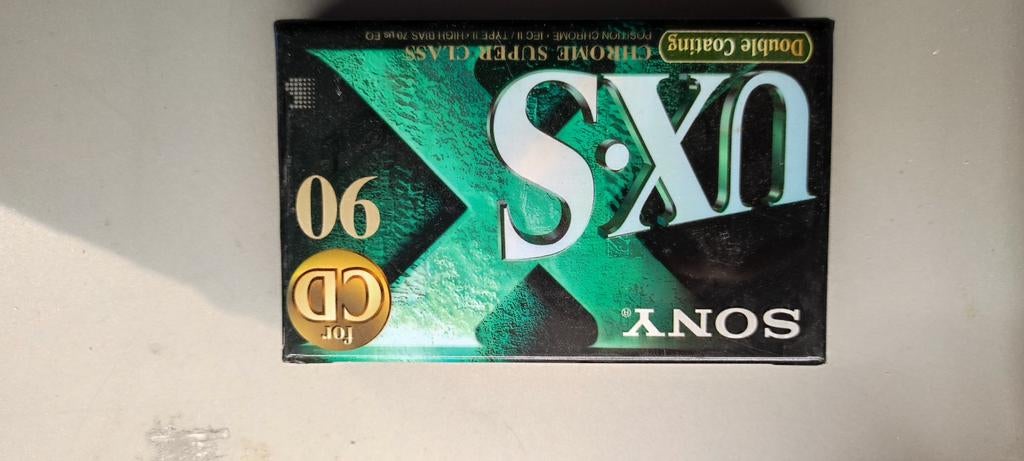 Nieuwe Sony UX-S 90 Cassettebandje - In Verpakking!, 1 bandje, Ophalen of Verzenden, Origineel, Pop