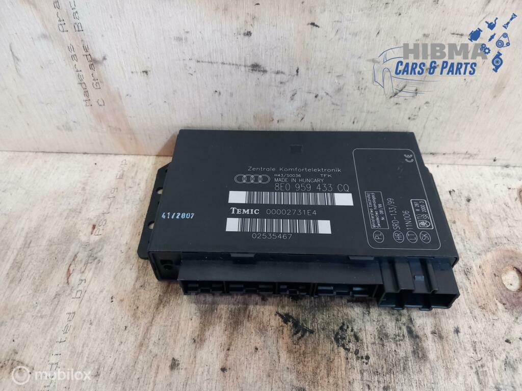 Audi A4 Avant B7 Comfor Module 8E0959433CQ 2004 t/m 2011, Ophalen of Verzenden, Gebruikt