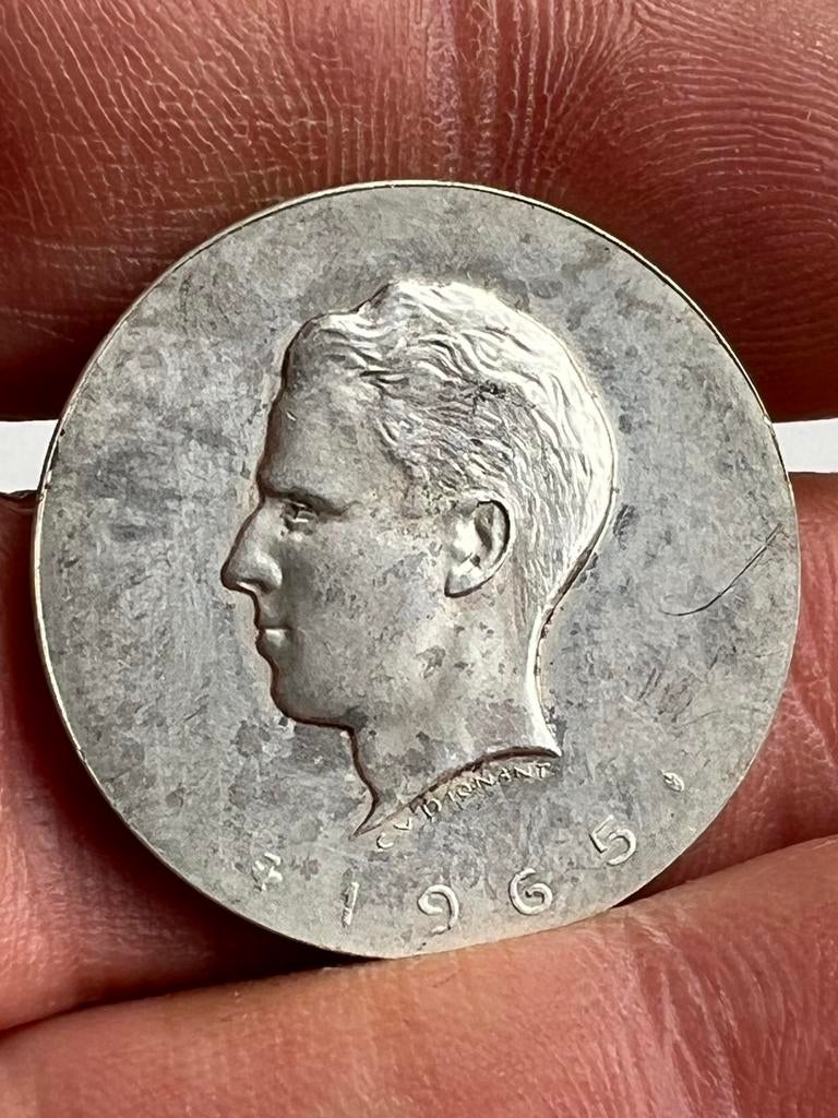 Zilveren penning België UNC, Ophalen of Verzenden