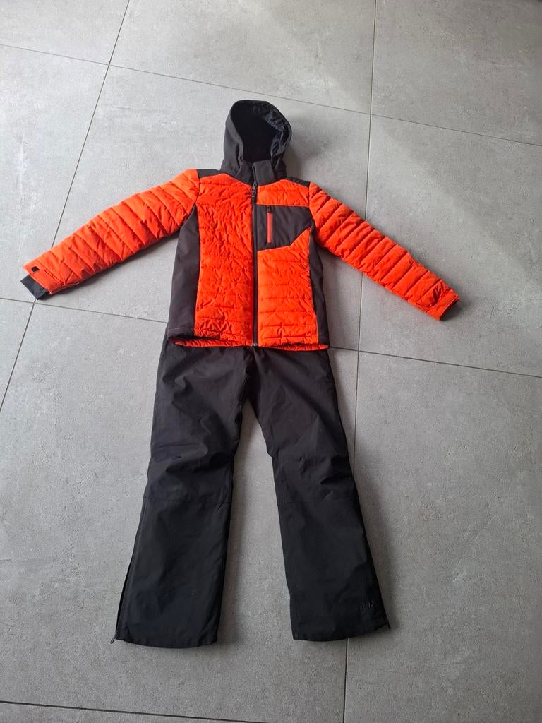 Ski jas en broek protest brunotti oranje zwart, Ophalen of Verzenden, Meisje, Broek