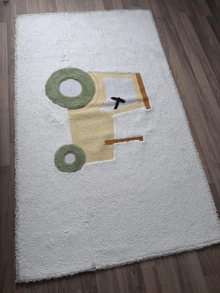 Kinderkamer Tractor decoratie, Ophalen, Zo goed als nieuw, Kleed of Kussen