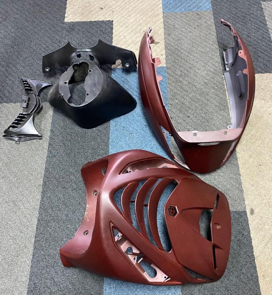 Kappenset zip sp mat bruin zgan!!, Ophalen, Nieuw, Overige typen, Piaggio