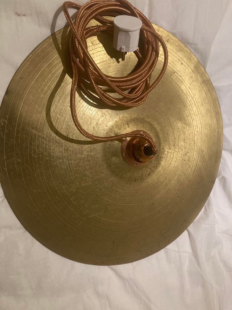 Lamp plafondlamp bekken cymbal, Ophalen of Verzenden, Gebruikt