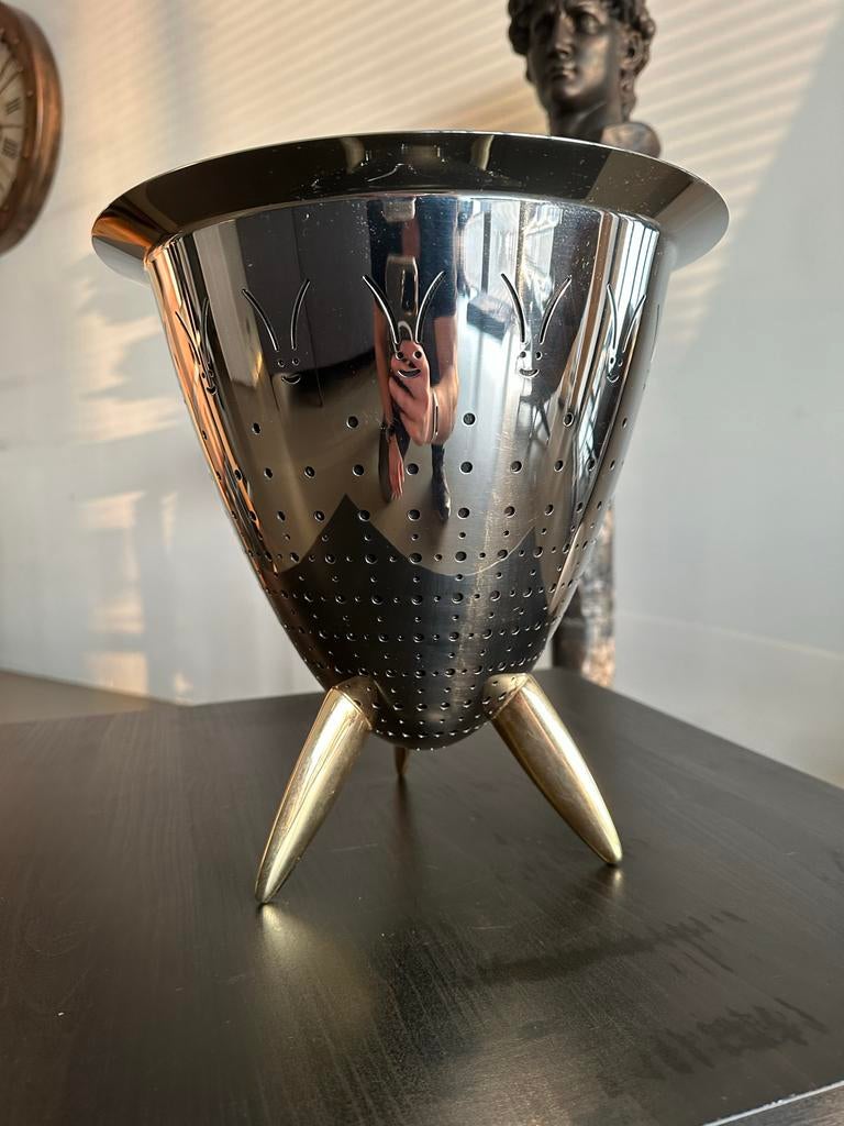 Alessi Max le Chinois Vergiet / Vaas Philippe Starck Design, Overige materialen, Overige kleuren, Ophalen of Verzenden, Zo goed als nieuw