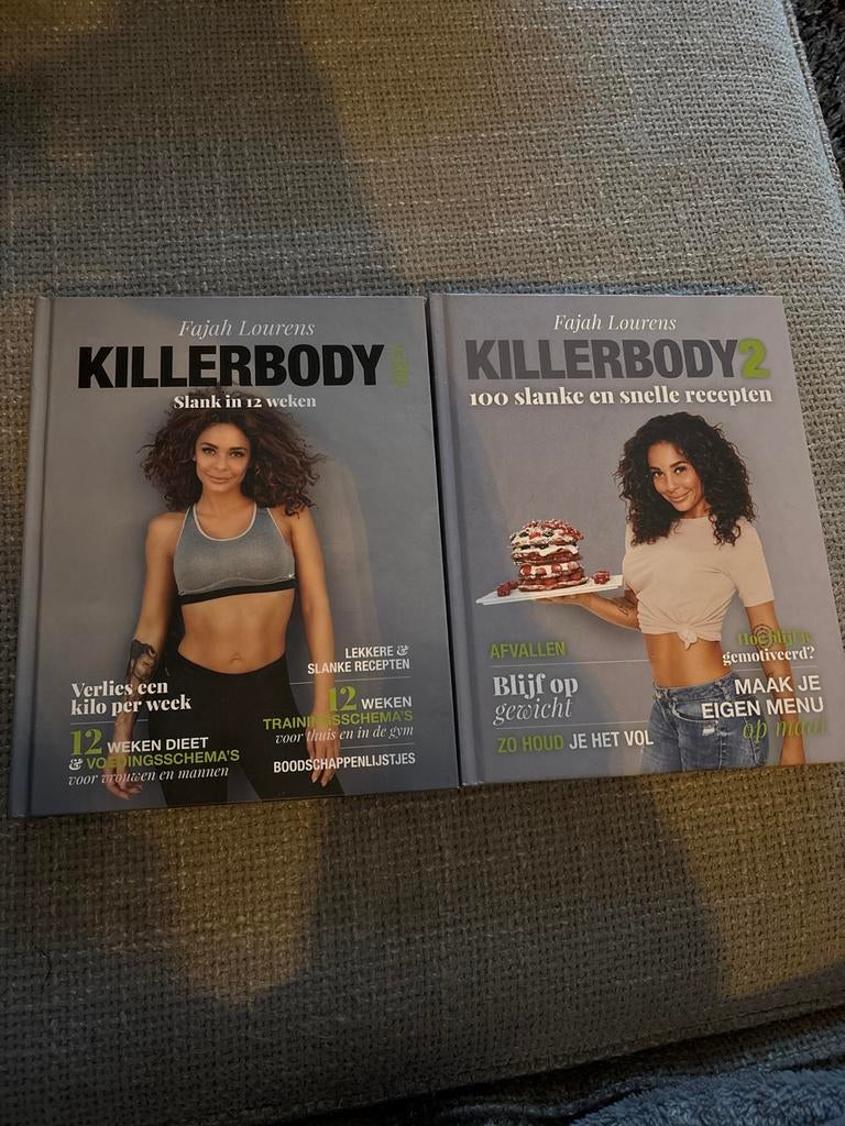 Killerbody boeken - Fajah Lourens, Ophalen, Zo goed als nieuw, Dieet en Voeding