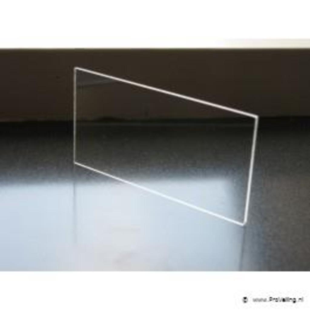 Kunststofglas, Plexiglas, Noodglas, Hobbyglas, Gevelraam of Ruit, 80 tot 120 cm, 80 tot 120 cm, Nieuw