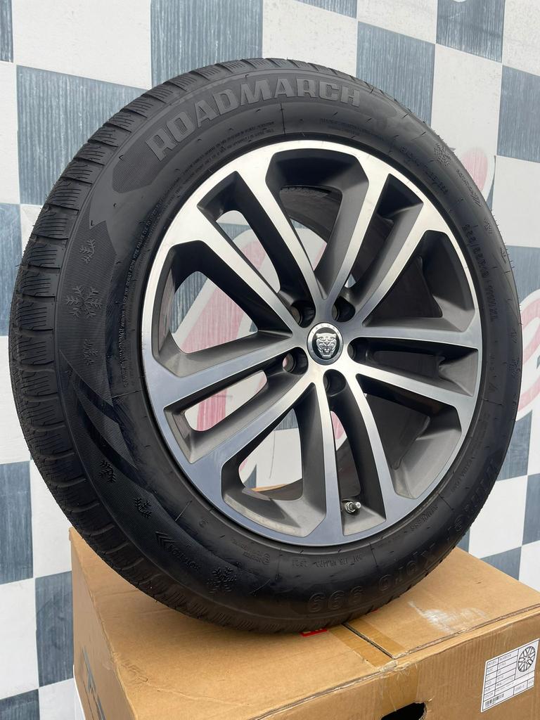 19 inch Originele F-space Jaguar velgen 5x108 + winterbanden, 19 inch, Velg(en), Nieuw, 235 mm