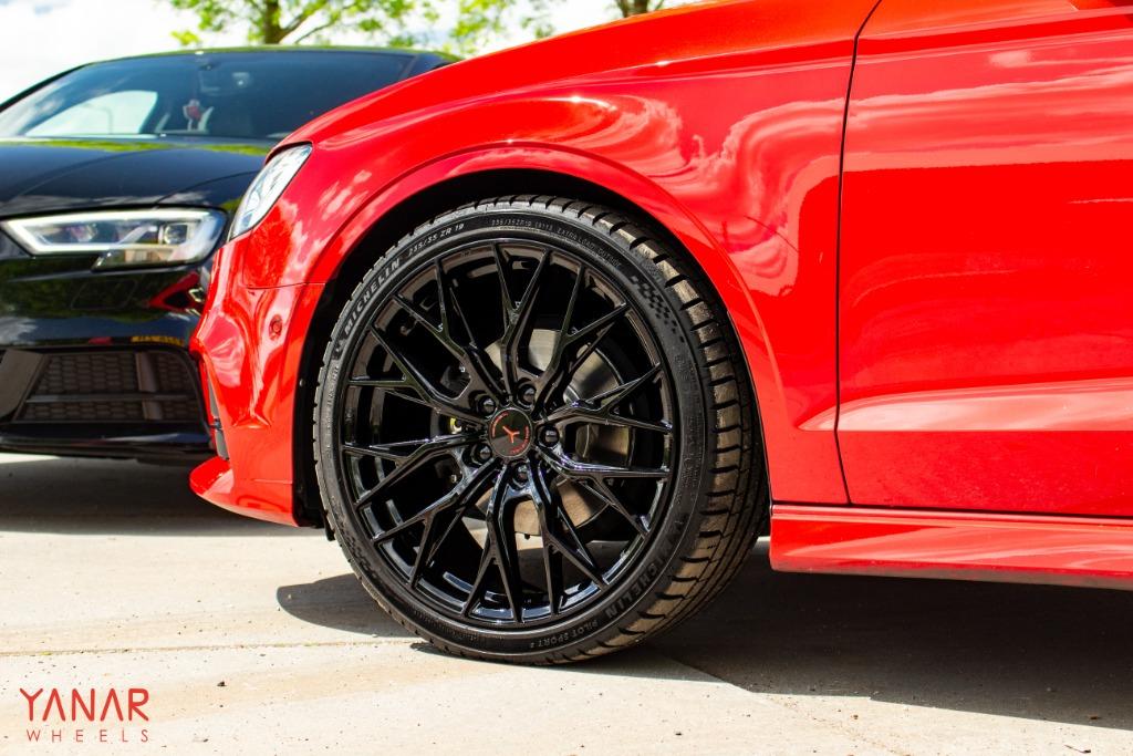 19 INCH YANAR WHEELS DNZ-20  VOOR AUDI | VW | SEAT BMW 5X112, Auto-onderdelen, Banden en Velgen, 19 inch, Velg(en), Nieuw, Ophalen of Verzenden