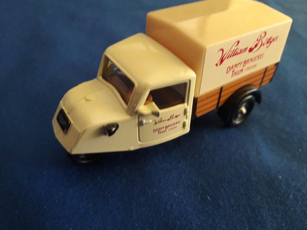 Goliath Goli 3-wielige bestelauto - jaren 50, Hobby en Vrije tijd, Modelauto's | 1:43, Ophalen of Verzenden, Zo goed als nieuw