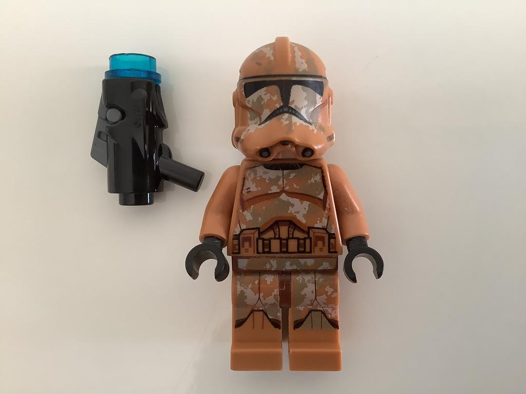 LEGO Star Wars - minifiguur- sw0606 - Clone Trooper Geonosis, Ophalen of Verzenden, Zo goed als nieuw, Losse stenen, Lego
