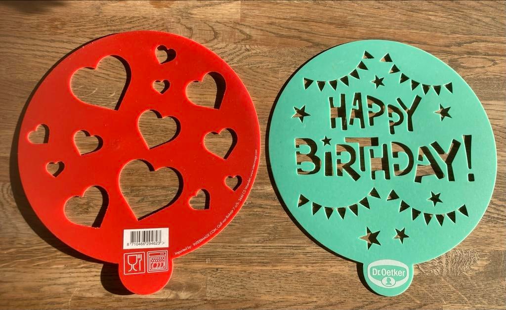 Dr. Oetker Taart Stencils - Nieuwstaat, Ophalen of Verzenden, Nieuw