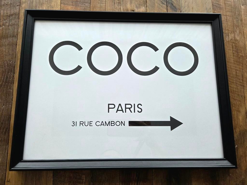 Coco Paris poster
42 x 32 cm, Ophalen