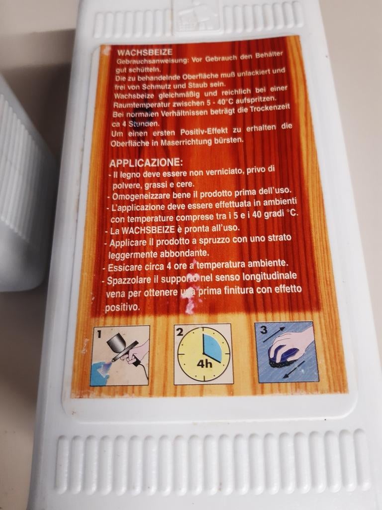 17 flacons van 1 ltr. Borma Wachsbeits,  licht bruin, Ophalen of Verzenden