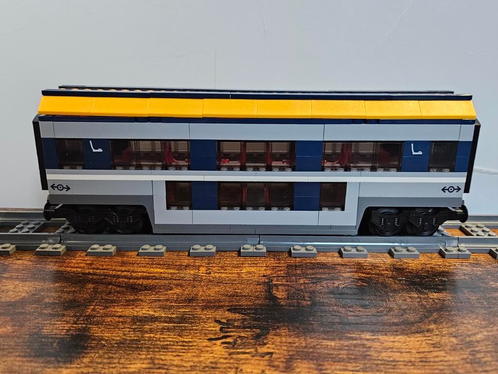 Lego dubbeldek wagon voor trein 60197, Kinderen en Baby's, Speelgoed | Duplo en Lego, Ophalen of Verzenden, Zo goed als nieuw