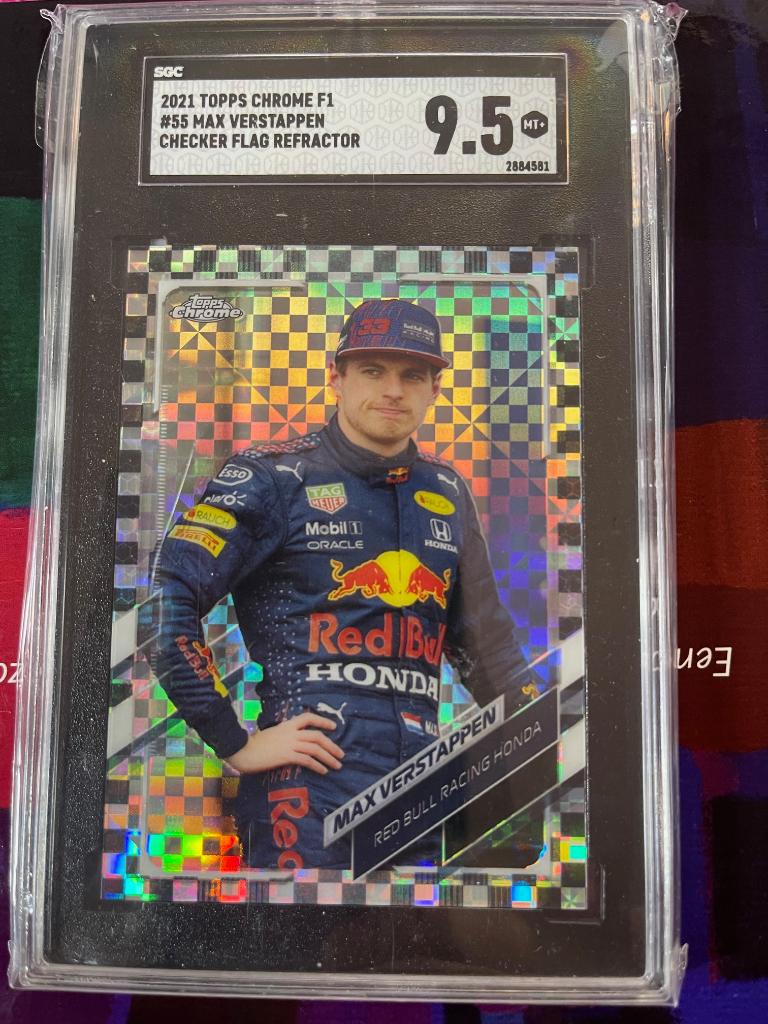 2021 Topps Chrome F1 Max Verstappen, Ophalen of Verzenden, Zo goed als nieuw, Formule 1