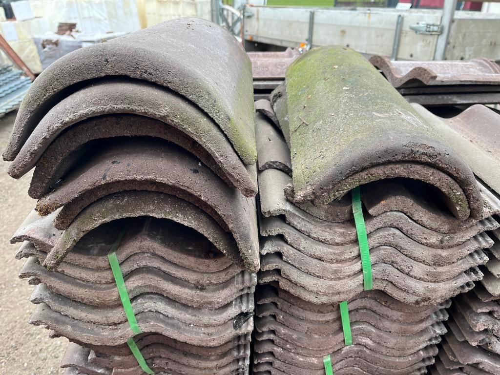 Dakpannen betondakpan, Doe-het-zelf en Verbouw, Dakpannen en Dakbedekking, Ophalen, Steen of Klei, Zo goed als nieuw, 15 m² of meer