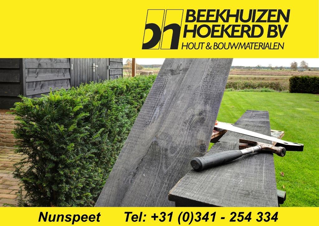 DOUGLAS ZWEEDSRABAT ZWART GEIMPREGNEERD 15/30x195mm, 25 tot 50 mm, Nieuw, Plank, 300 cm of meer