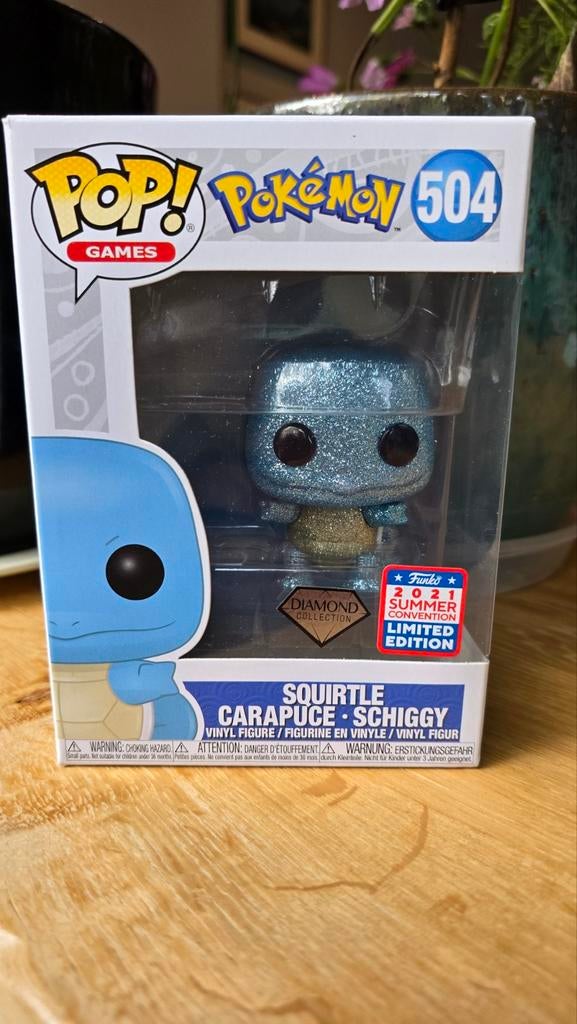 Squirtle Funko Pop! Diamond 504 - Nieuw!, Verzamelen, Poppetjes en Figuurtjes, Ophalen of Verzenden, Nieuw