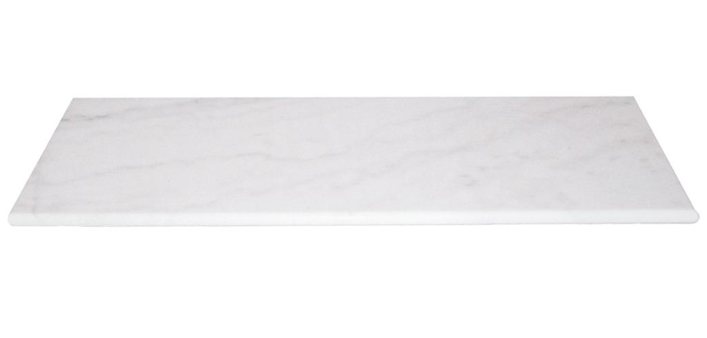 Tafelblad wit marmer rechthoek 100 x 60 cm Tafels, Overige materialen, 100 tot 150 cm, Nieuw, Tafelblad