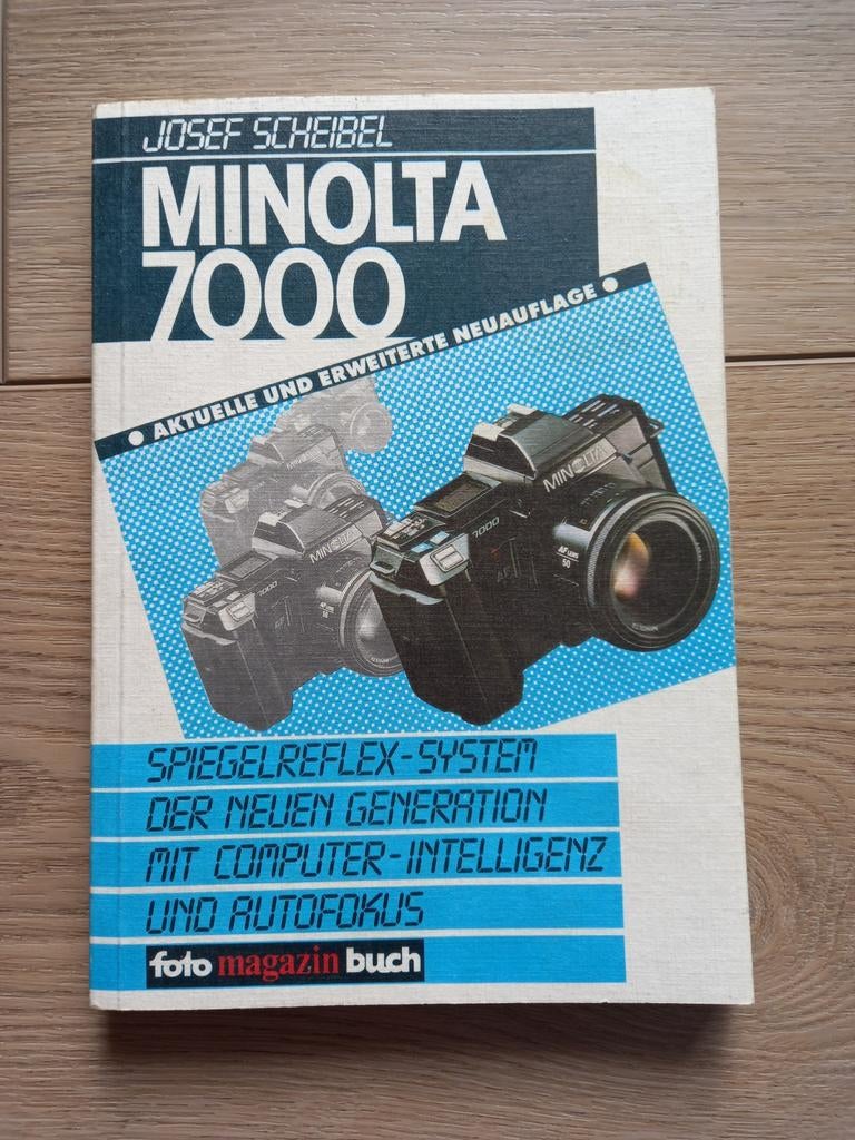 Minolta 7000 Boek - Josef Scheibel, Ophalen of Verzenden, Gelezen, Fotograferen en Filmen, Josef Scheibel