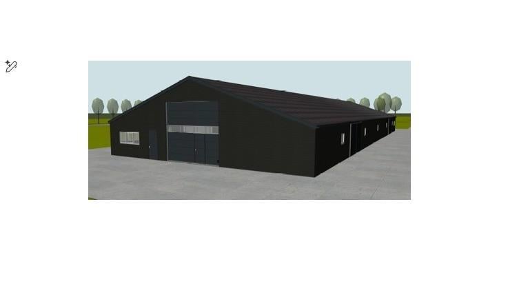 loods 1000m2 18.5x53.5. Bouwtech en vergunnning gereed, Ophalen, Overige, Werkplaats, Gebouw of Erf