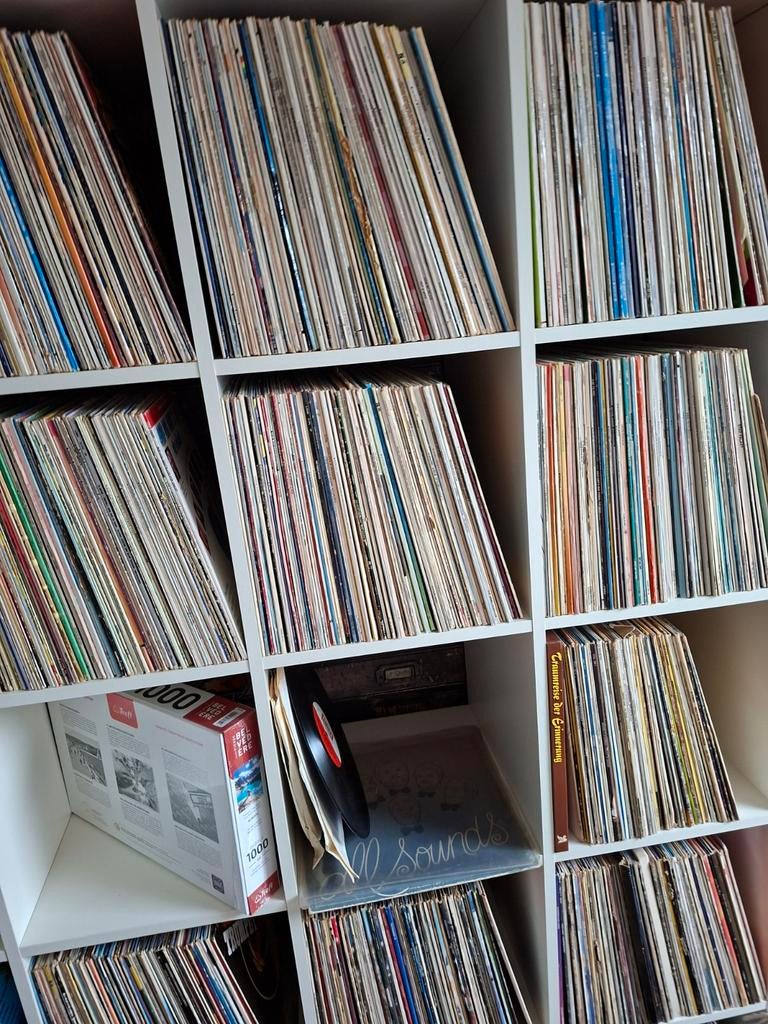300 LP's - Duits, Nederlands, Engels, Cd's en Dvd's, Vinyl | Overige Vinyl, Ophalen