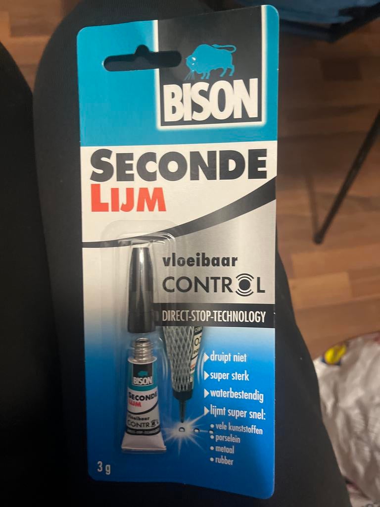 Bison Secondelijm Control - Nieuw voorraad!, Ophalen of Verzenden, Nieuw, Overige materialen, Overige typen