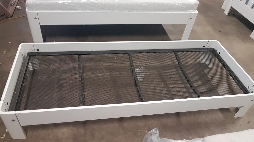 Zgan Auping auronde 1000/2000     100x200 cm, Huis en Inrichting, Slaapkamer | Bedden, Zo goed als nieuw, Tweepersoons, 100 cm