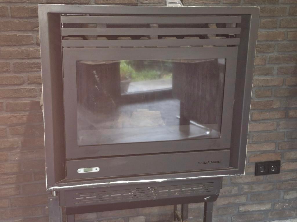 Edilkamin Inbouw Pelletkachel - Gebruikt, Huis en Inrichting, Kachels, Ophalen, Gebruikt, Overige brandstoffen, Inbouw