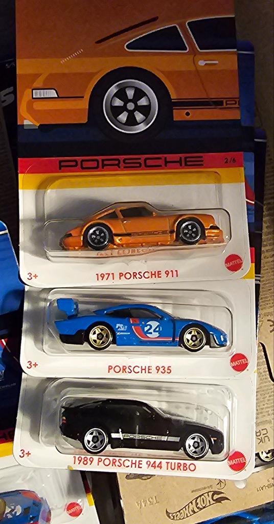 Hot Wheels Porsche Set - 3 Stuks, Ophalen of Verzenden, Matel, Onbekend, Onbekend